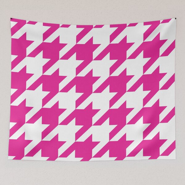 Item preview, HotPink Large Houndstooth designed and sold by ImageNugget.