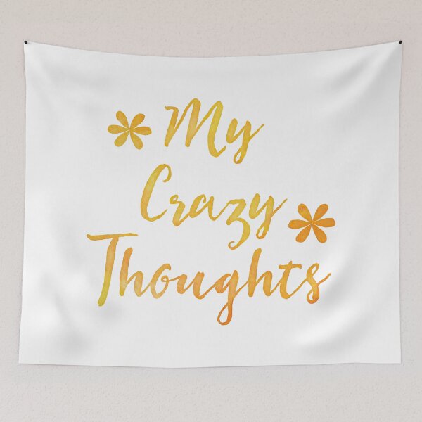 Item preview, My Crazy thoughts (perfect for a crazy persons journal!) designed and sold by jazzydevil.