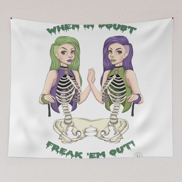 Item preview, Siamese Skeletons. designed and sold by emumuma.