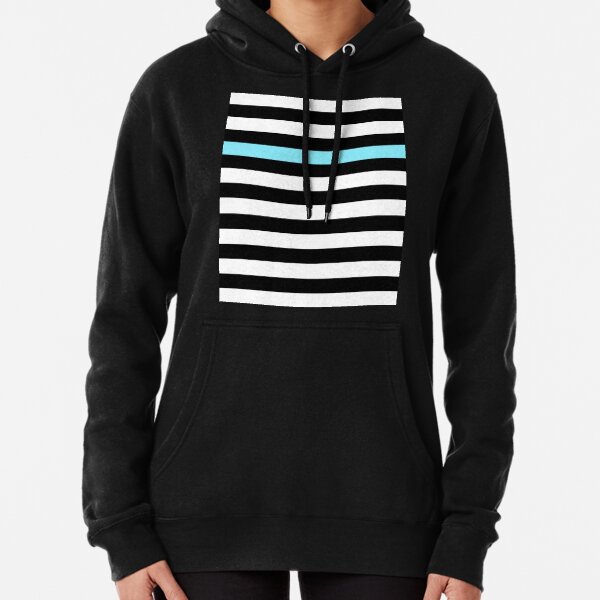 purple black striped hoodie