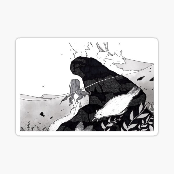 Selkie Waves Sticker