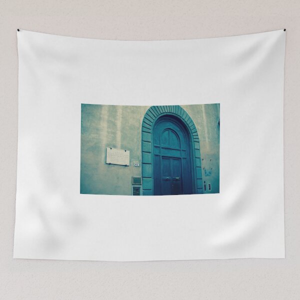 Item preview, church door in blue designed and sold by youngkinderhook.