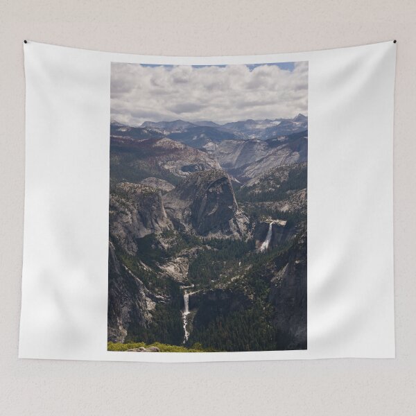 Artikelvorschau, Vernal Falls und Nevada Falls vom Glacier Point entworfen und verkauft von ejlinkphoto.