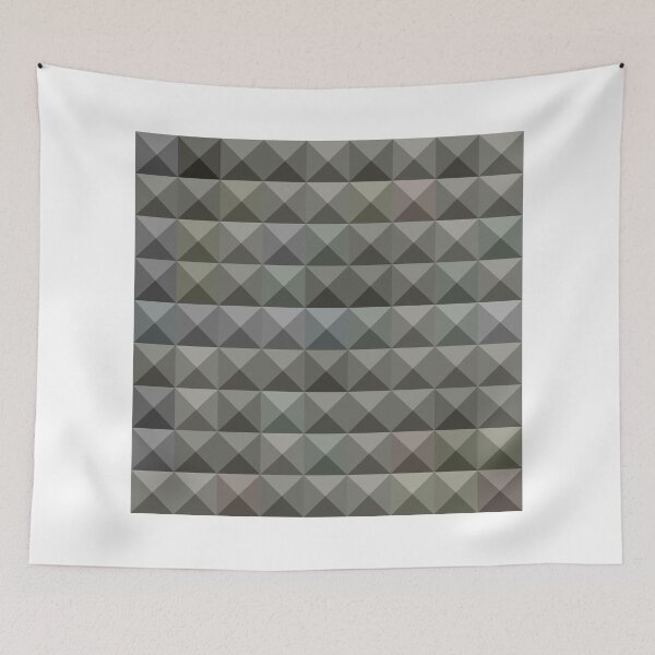 Item preview, Argent Grey Abstract Low Polygon Background designed and sold by retrovectors.