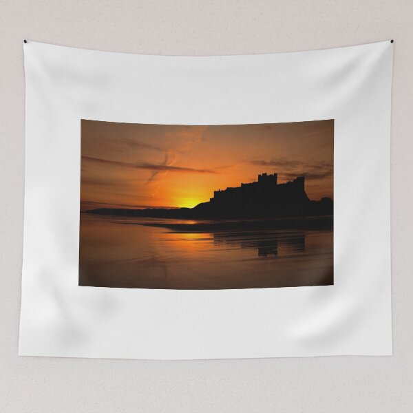 Item preview, Bamburgh Castle Sunrise designed and sold by DanielDent.