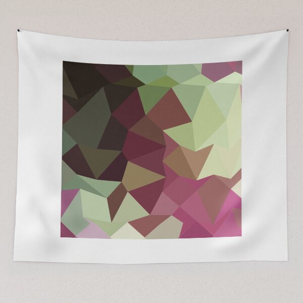 Item preview, Claret Red Abstract Low Polygon Background designed and sold by retrovectors.