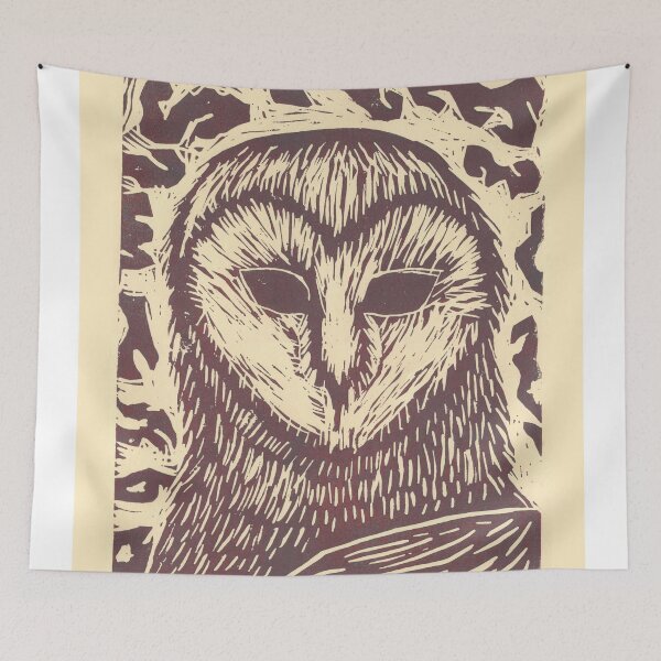 Item preview, Owl - Rust designed and sold by Stacie Arellano.