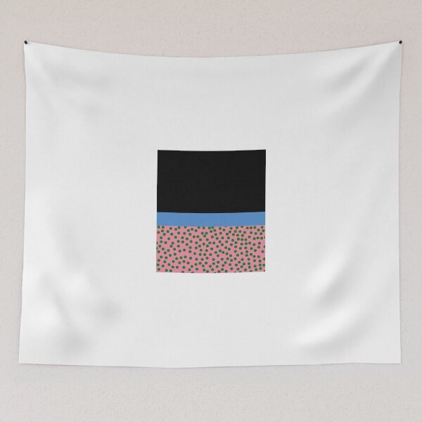 Item preview, Modern Polka Dots Blue Green Orange Black designed and sold by Melissa Park.