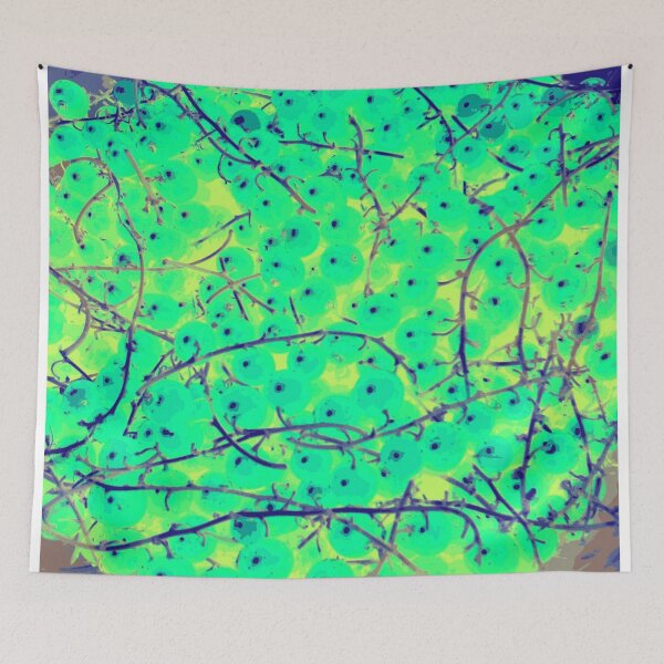 Aperçu de l'œuvre Green neon-glowing currants créée et vendue par Carine Werthmann.