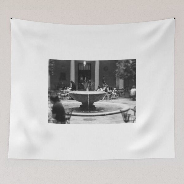 Item preview, Fountain in Nelson Atkins Museum, Black and White designed and sold by PhotosByTrish.