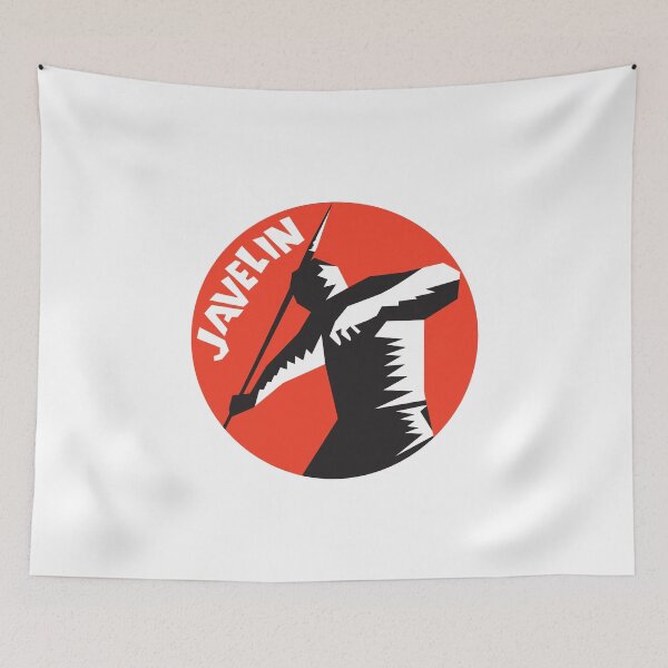 Item preview, Javelin Throw Track and Field Athlete Circle Woodcut designed and sold by patrimonio.
