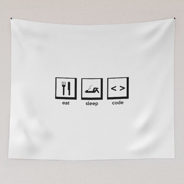 Item preview, Eat, Sleep, Code designed and sold by echovolution.
