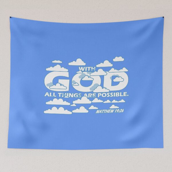 Item preview, MATTHEW 19:26 - ALL THINGS ARE POSSIBLE designed and sold by Calgacus.