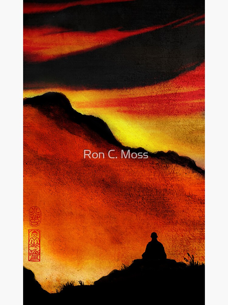 Sitting With Mountains by ronmoss