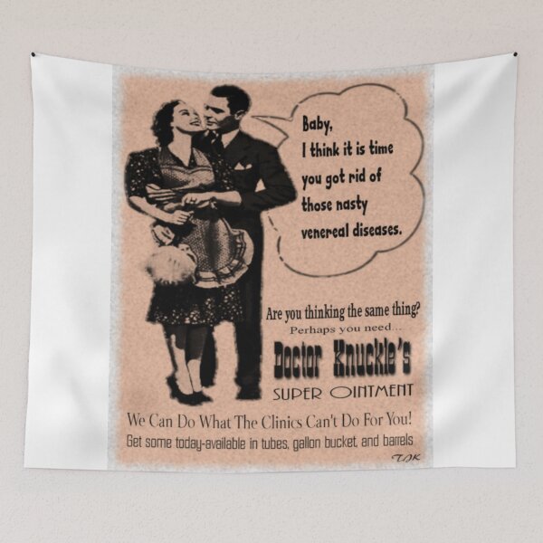 Item preview, Dr. Knuckles Faux Retro Cleansing Ad (Soft Pink) designed and sold by TJKernan.