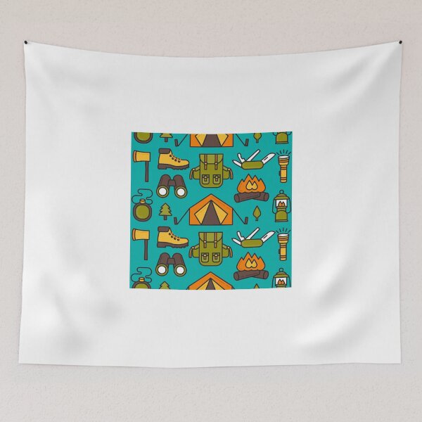 Item preview, Camping Pattern designed and sold by DeniseUytiepo.