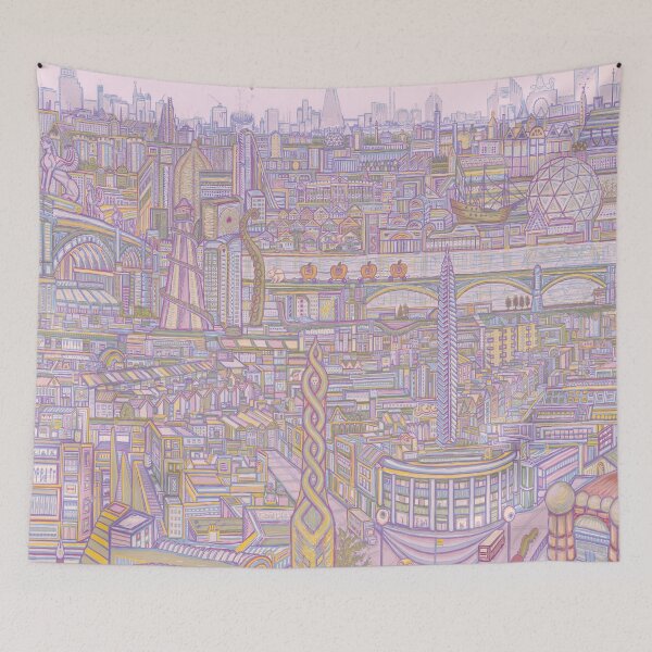 Item preview, THE MEGATROPOLIS (warm hues) designed and sold by SlideRulesYou.
