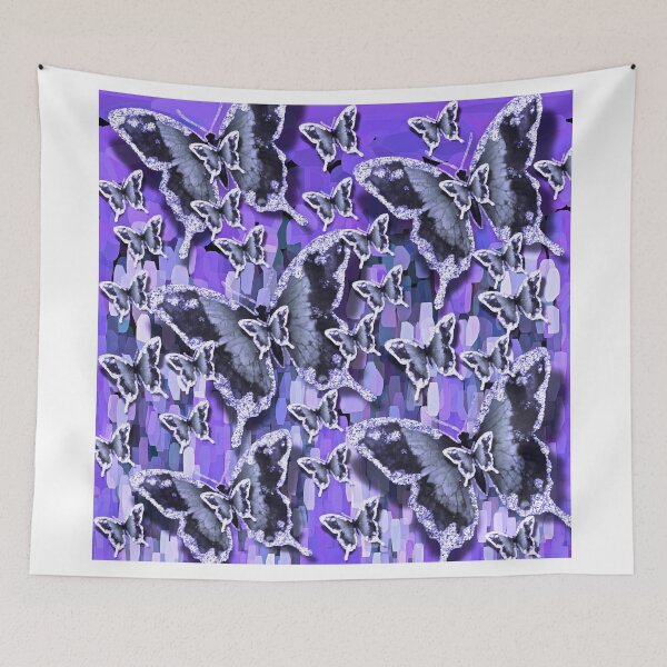 Item preview, Butterfly Purple Swarm designed and sold by Overthetopsm.