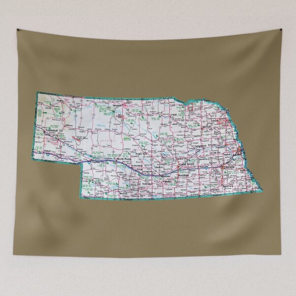 Item preview, Nebraska Roadmap designed and sold by Havocgirl.