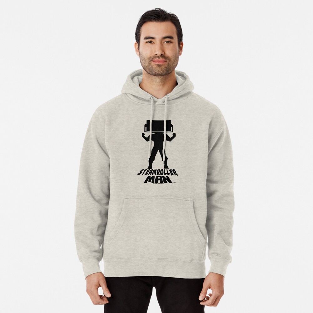 Steamroller Man Logo Pullover Hoodie