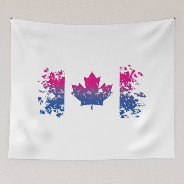 Item preview, Canadian Flag- Bisexual Pride designed and sold by Jasmine-Murray.