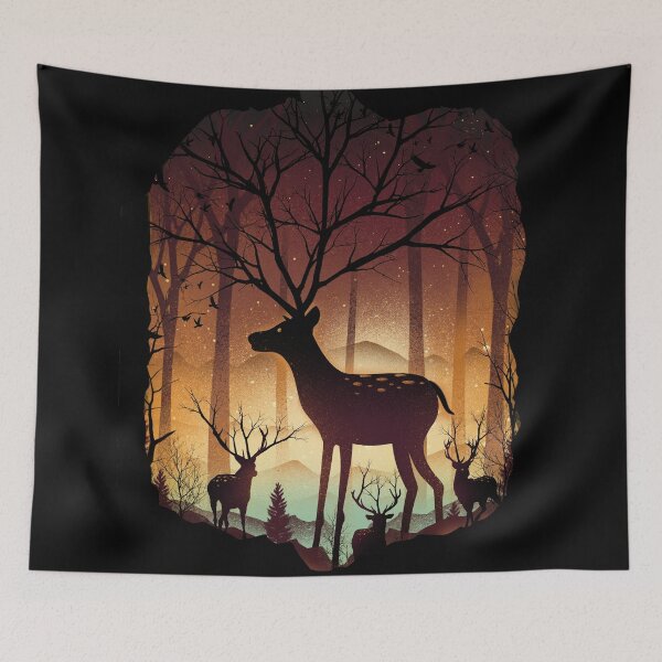Item preview, Into the Deer Woods designed and sold by Dan Elijah Fajardo.
