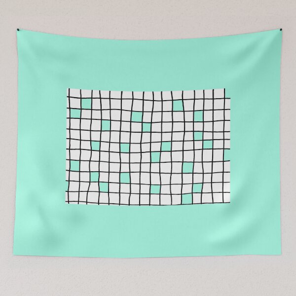 Item preview, turquoise missing grid check designed and sold by blightedstar.