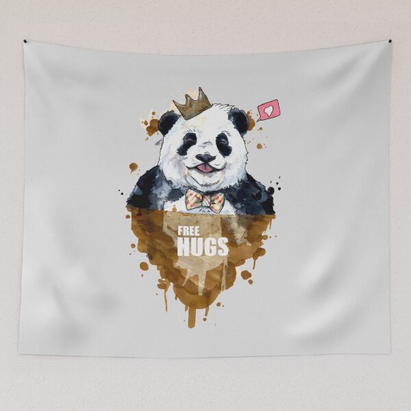 Item preview, Free Hugs Panda designed and sold by gazisacookie.