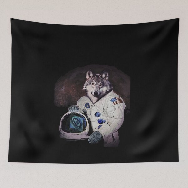 Item preview, Wolfy Goes to Mars designed and sold by Thomas Orrow.