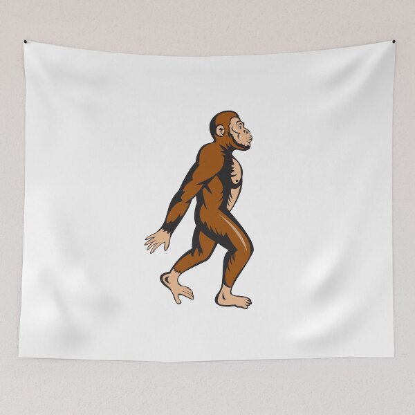 Item preview, Neanderthal Man Walking Side Cartoon designed and sold by patrimonio.