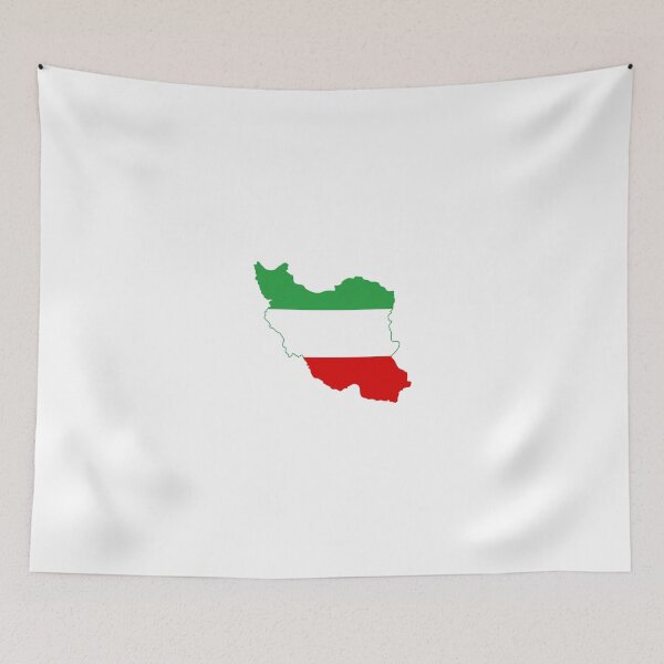 Item preview, Flag Map of Iran Tricolor  designed and sold by abbeyz71.