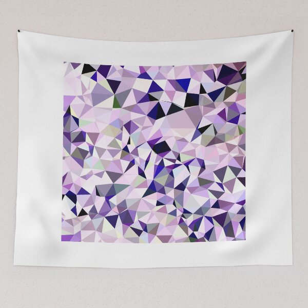 Item preview, Blue Violet Abstract Low Polygon Background designed and sold by retrovectors.