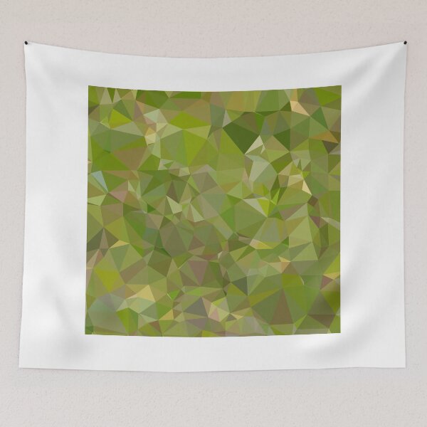 Item preview, Sap Green Abstract Low Polygon Background designed and sold by retrovectors.