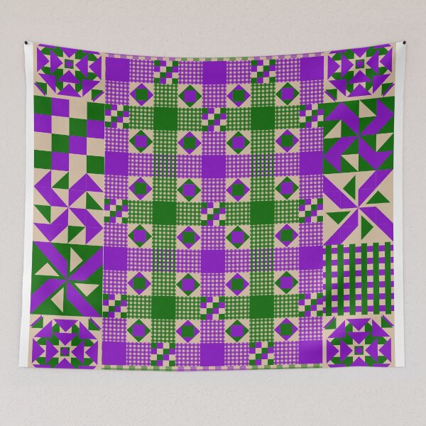 Item preview, Thistle and no Weeds - Quasi-Quilt designed and sold by IvieLeagueJots.