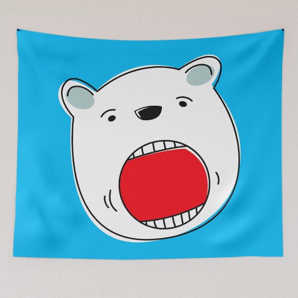 Item preview, Face of a Polar Bear designed and sold by Emir Simsek.