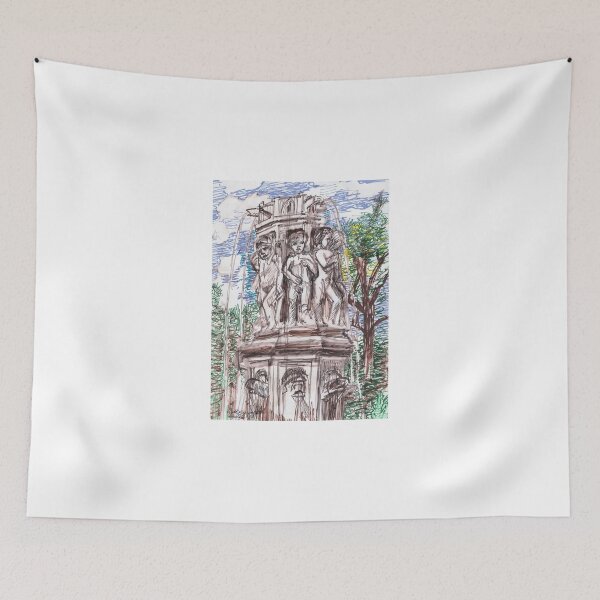 Item preview, WATER FOUNTAIN IN MELLON PARK designed and sold by monaruth.