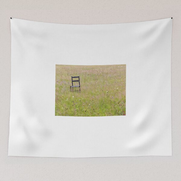 Item preview, Chaise dans champ de fleurs designed and sold by Sylvie Villeneuve.