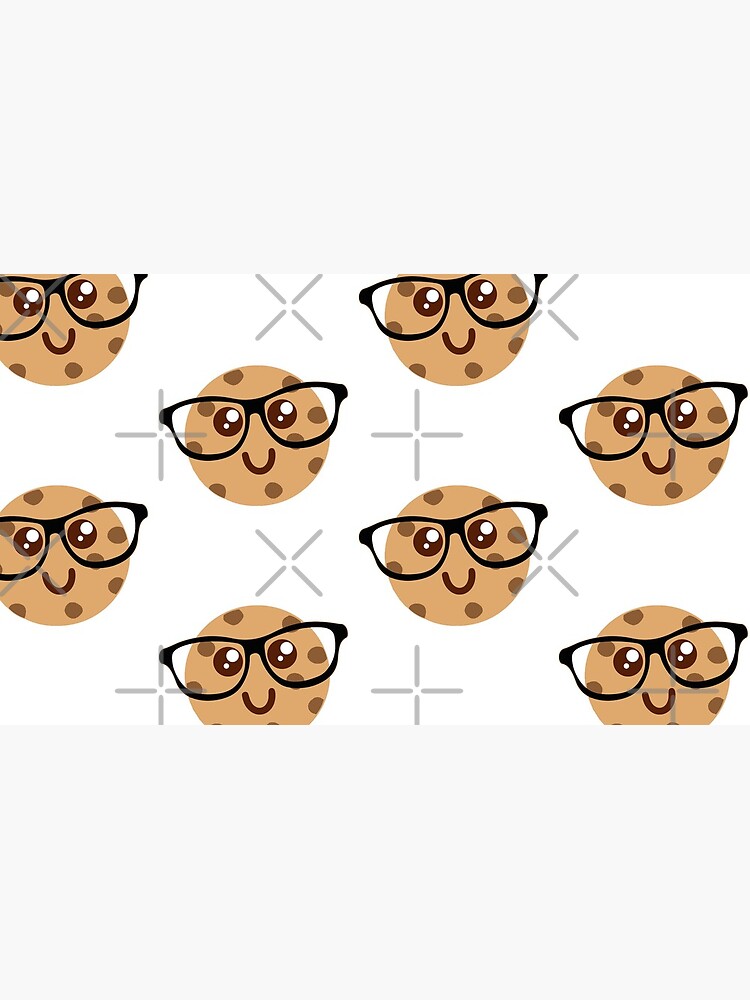 "Cute Chocolate Chip Cookie Wearing Glasses Smart Cookies" Coffee Mug