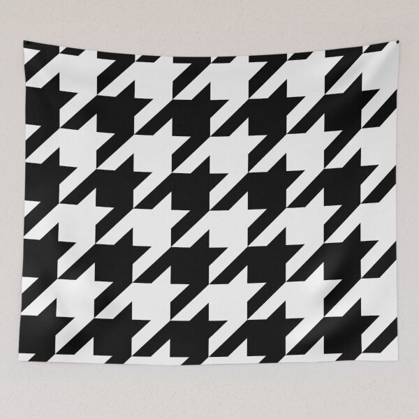 Item preview, Black Large Houndstooth designed and sold by ImageNugget.