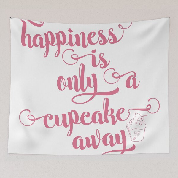 Item preview, Happiness is only a cupcake away designed and sold by artisanobscure.