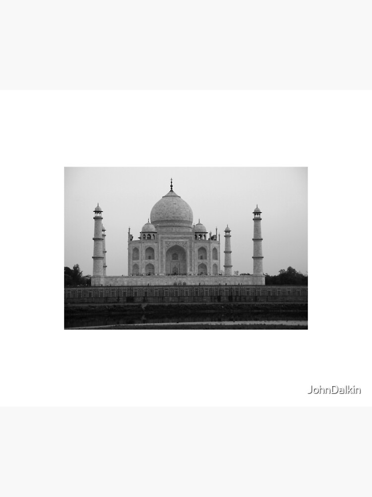 Taj Mahal in black and white by JohnDalkin