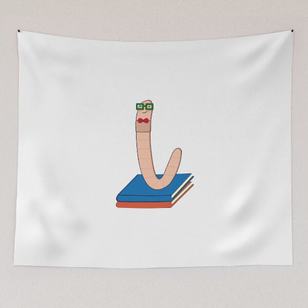 Item preview, Mr. Bookworm! (+ books) designed and sold by UzStore.
