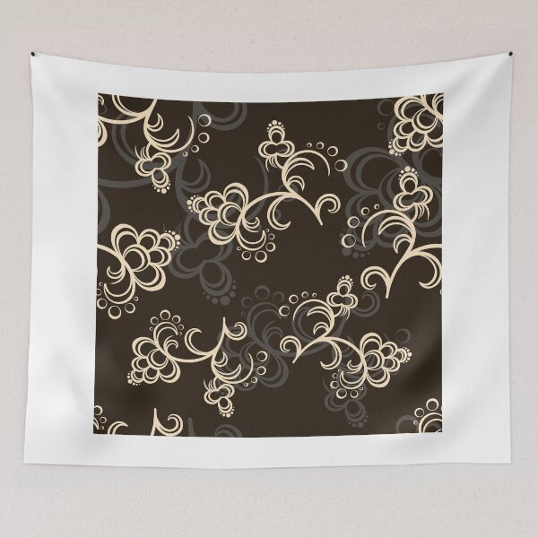 Item preview, Gray Flower Pattern designed and sold by Chesnochok.