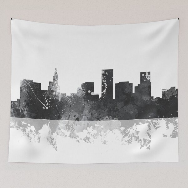 Item preview, St Paul, Minnesota Skyline - B&W designed and sold by Marlene Watson-Hall.