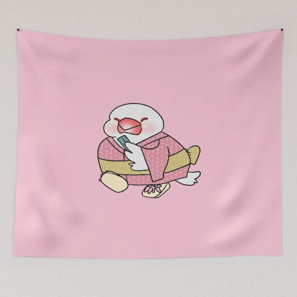 Item preview, White java sparrow Kimono designed and sold by phatbird.
