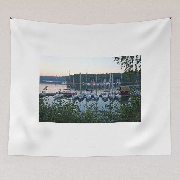 Item preview, Amazing sunset in Solina Lake bay designed and sold by Claraveritas.