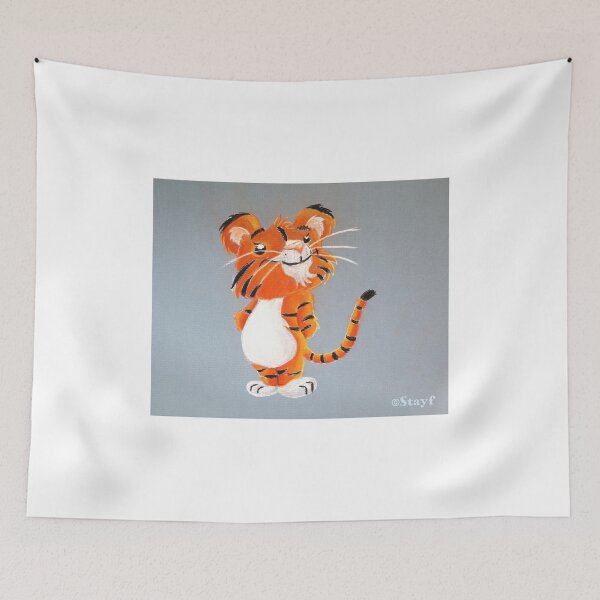 Aperçu de l'œuvre Cute Tiger Cub créée et vendue par Stayf.