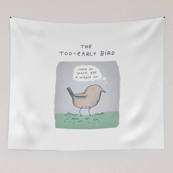 Item preview, The Too-Early Bird designed and sold by SophieCorrigan.