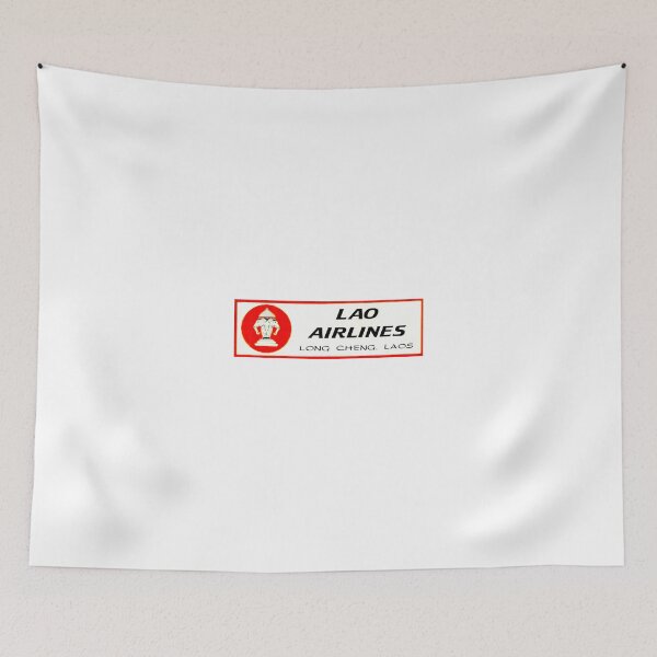 Item preview, Lao Airlines designed and sold by Lawrence Baird.