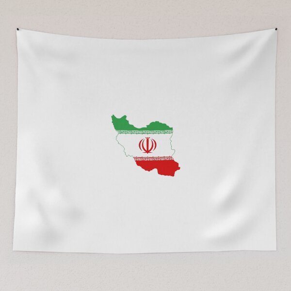 Item preview, Flag Map of Iran  designed and sold by abbeyz71.